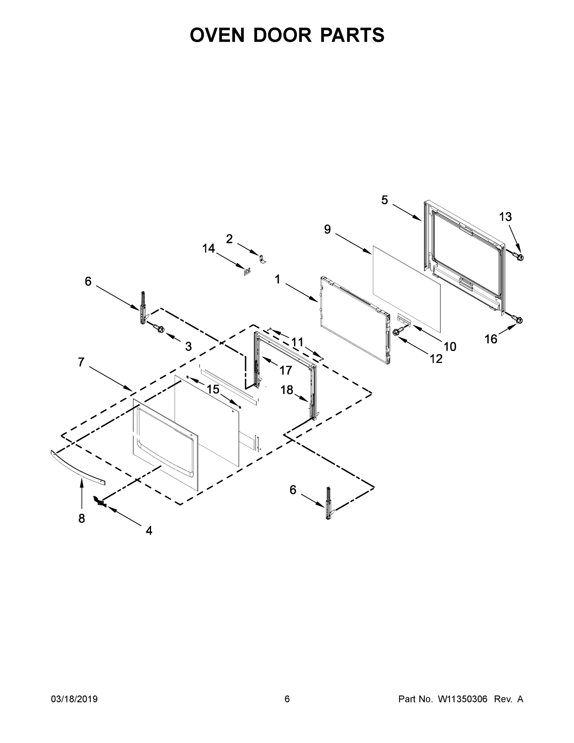 04 - OVEN DOOR PARTS