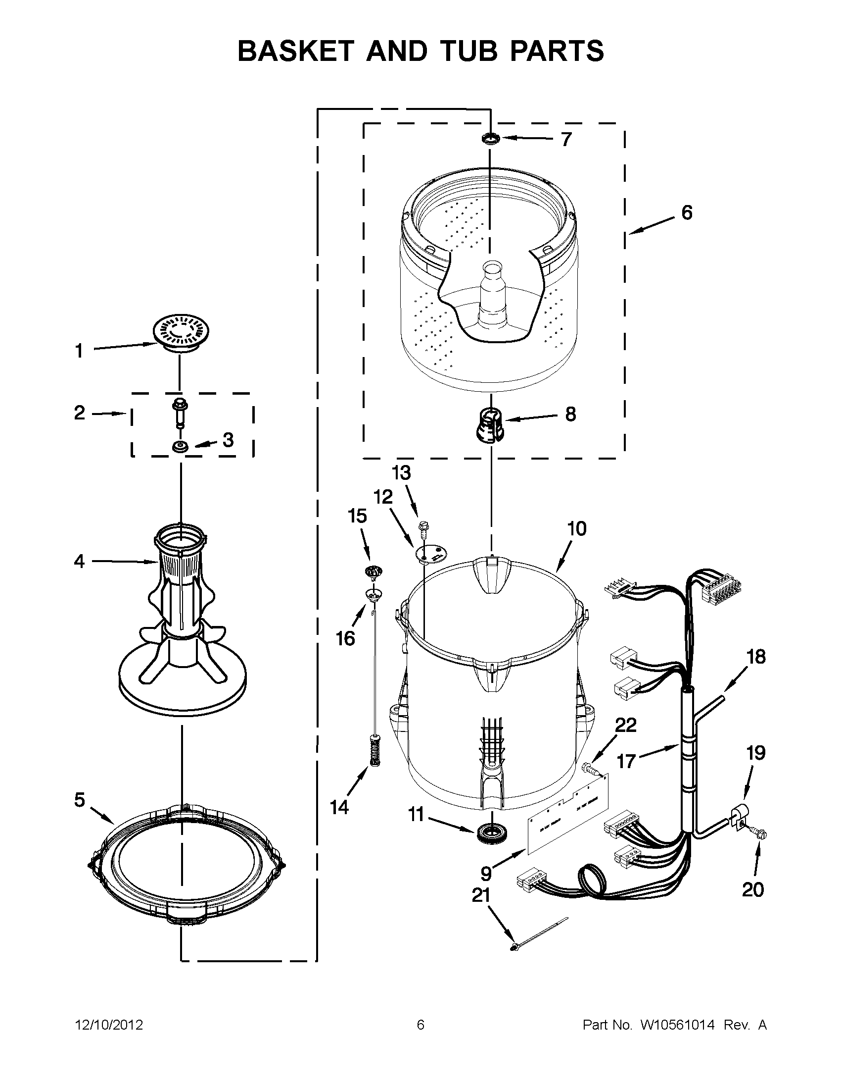 03 - BASKET AND TUB PARTS