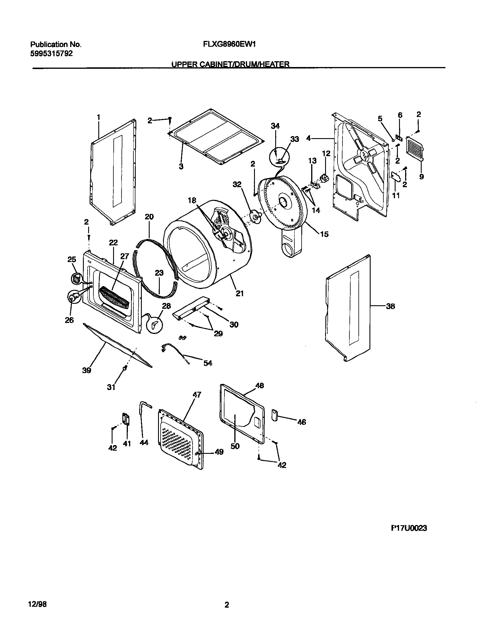 03 - UPPER CABINET/DRUM/HEATER