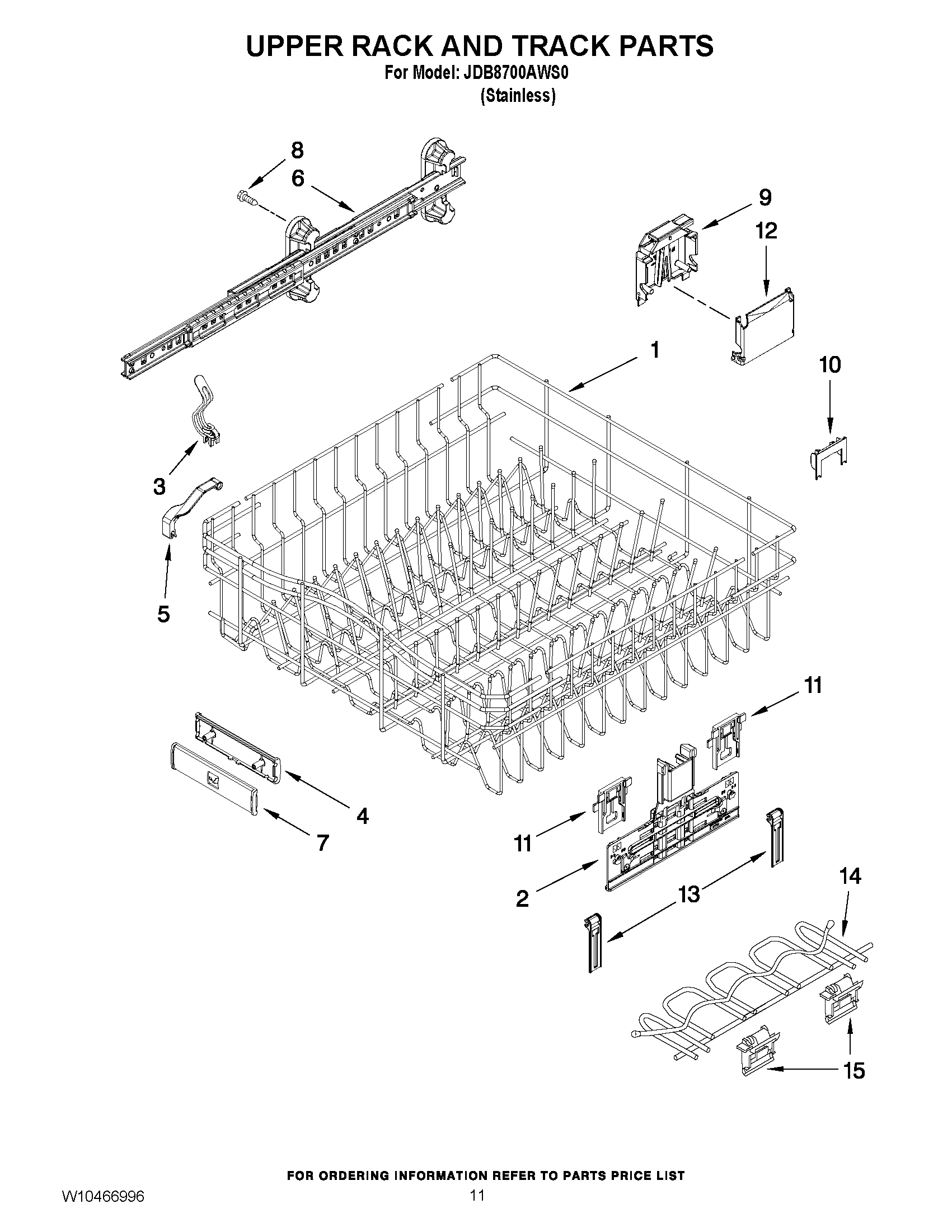 09 - UPPER RACK AND TRACK PARTS