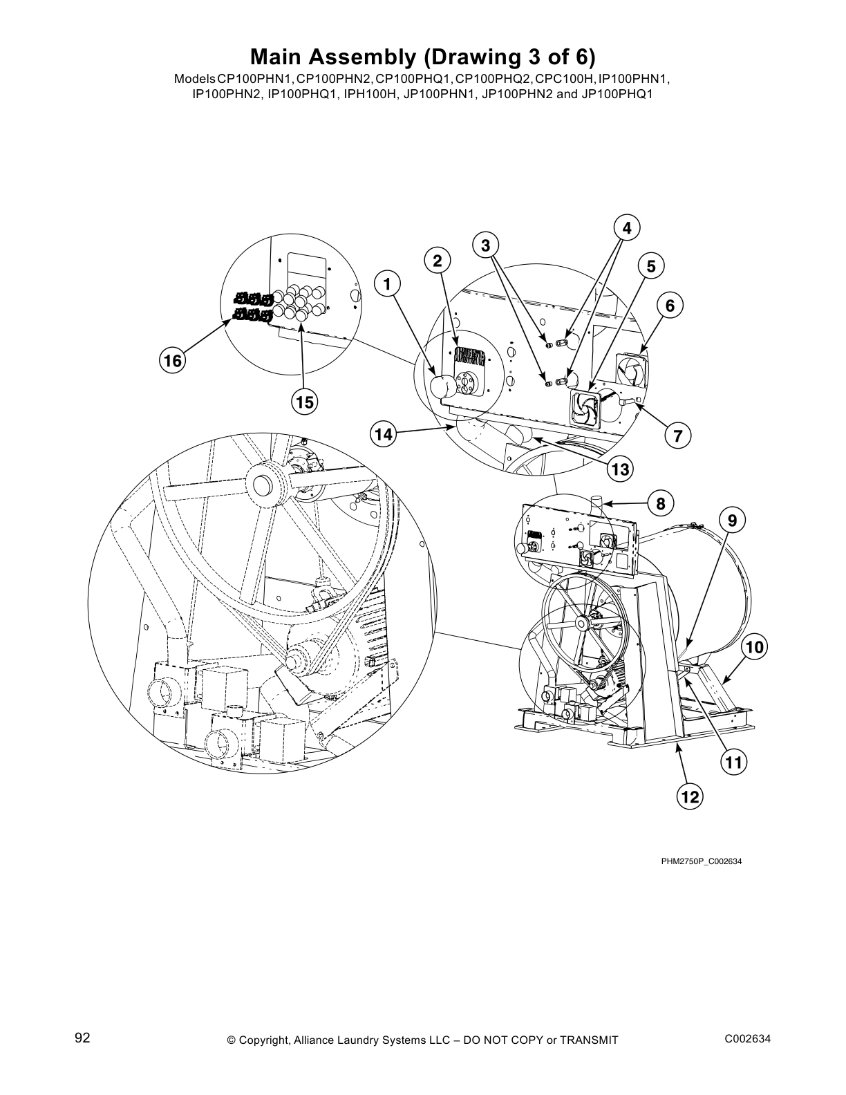 Main Assembly (Drawing 3 of 6)