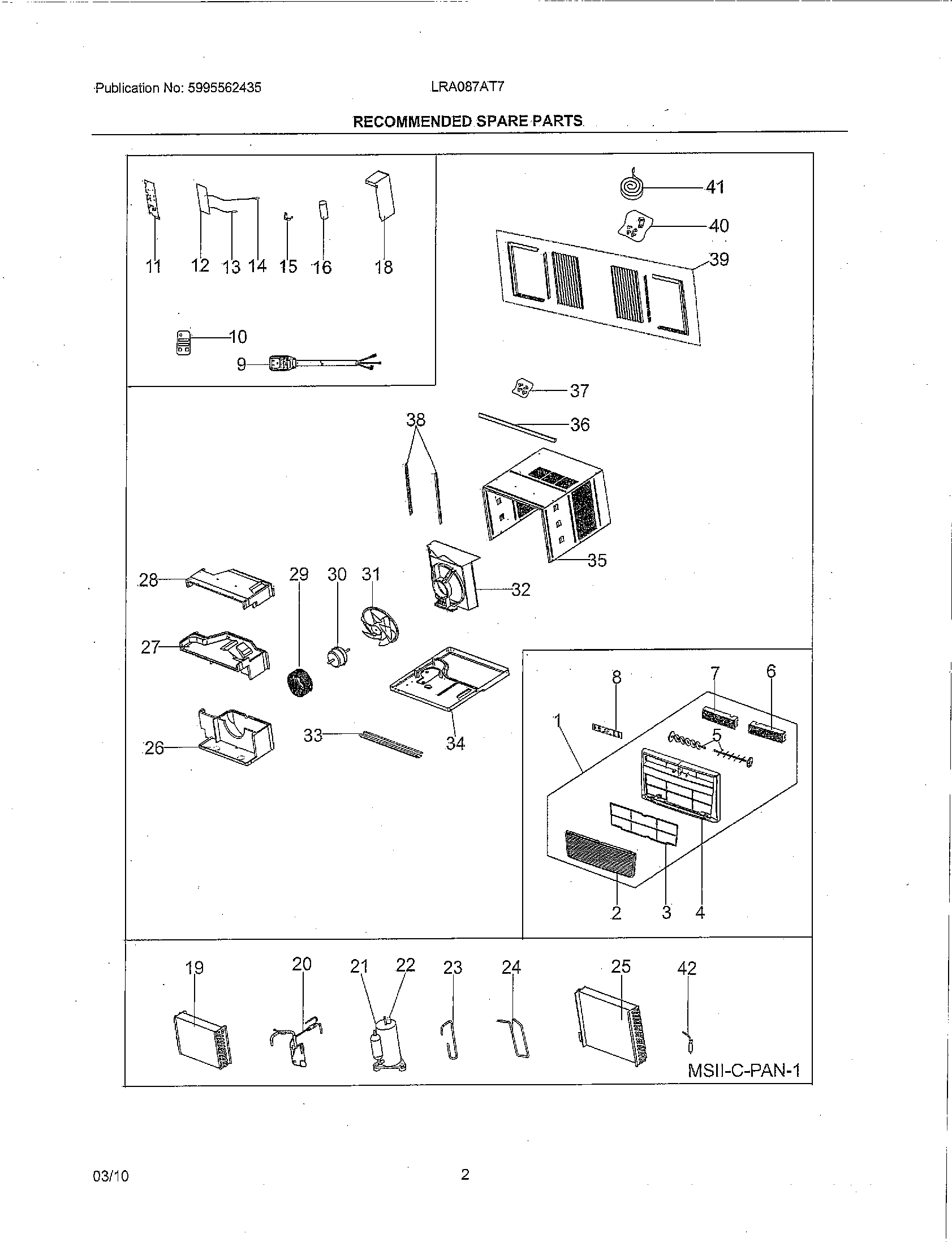 03 - RECOMMENDED SPARE PARTS