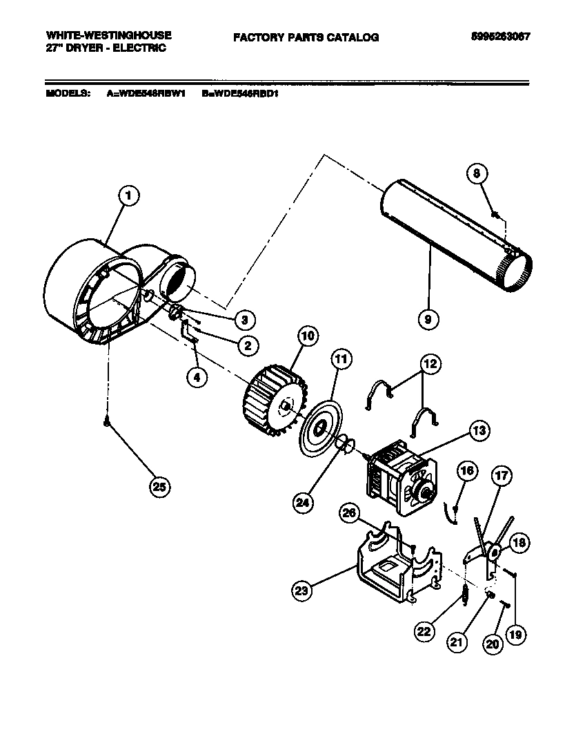 05 - MOTOR, BLOWER HOUSING