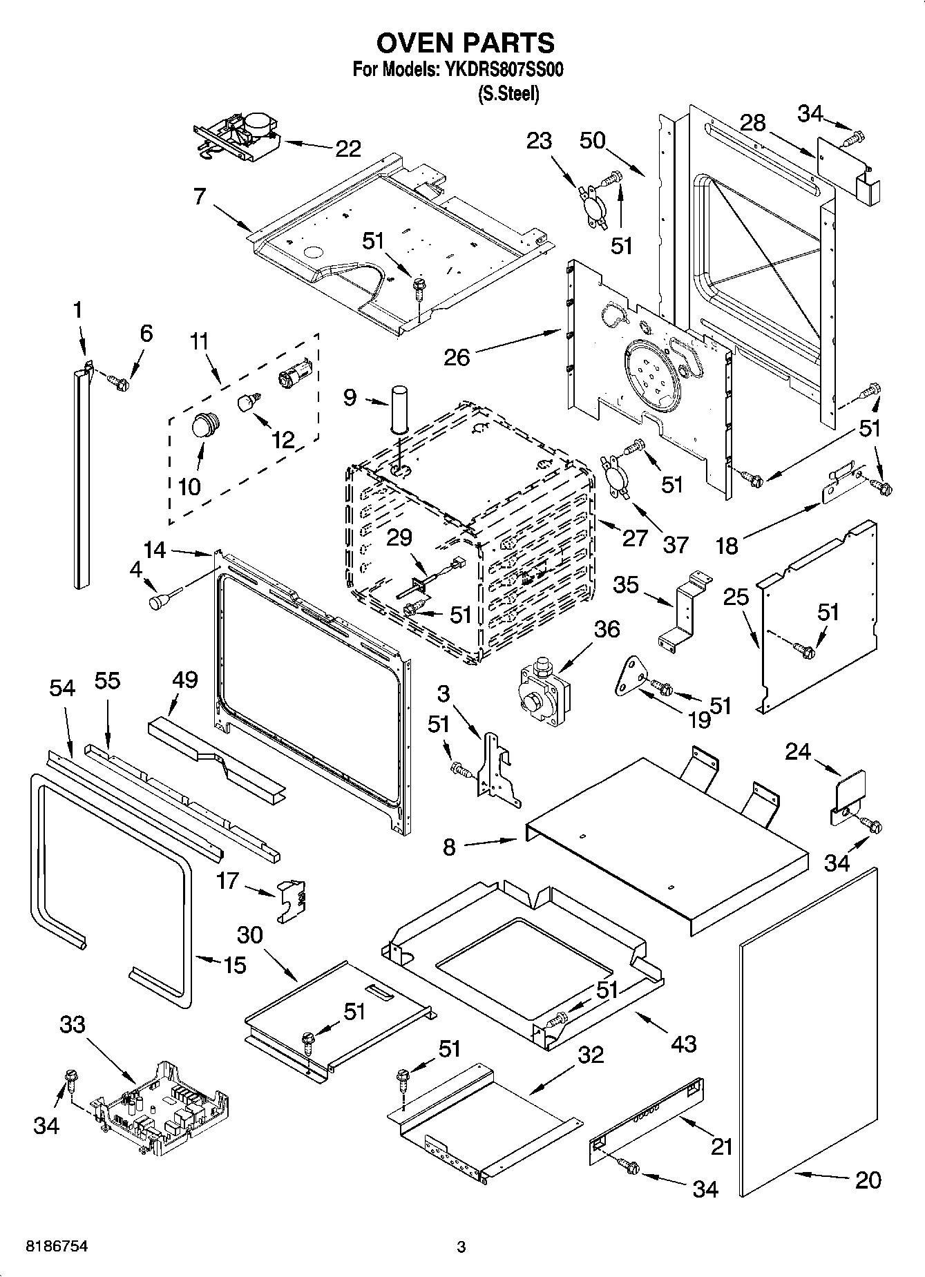 02 - OVEN PARTS