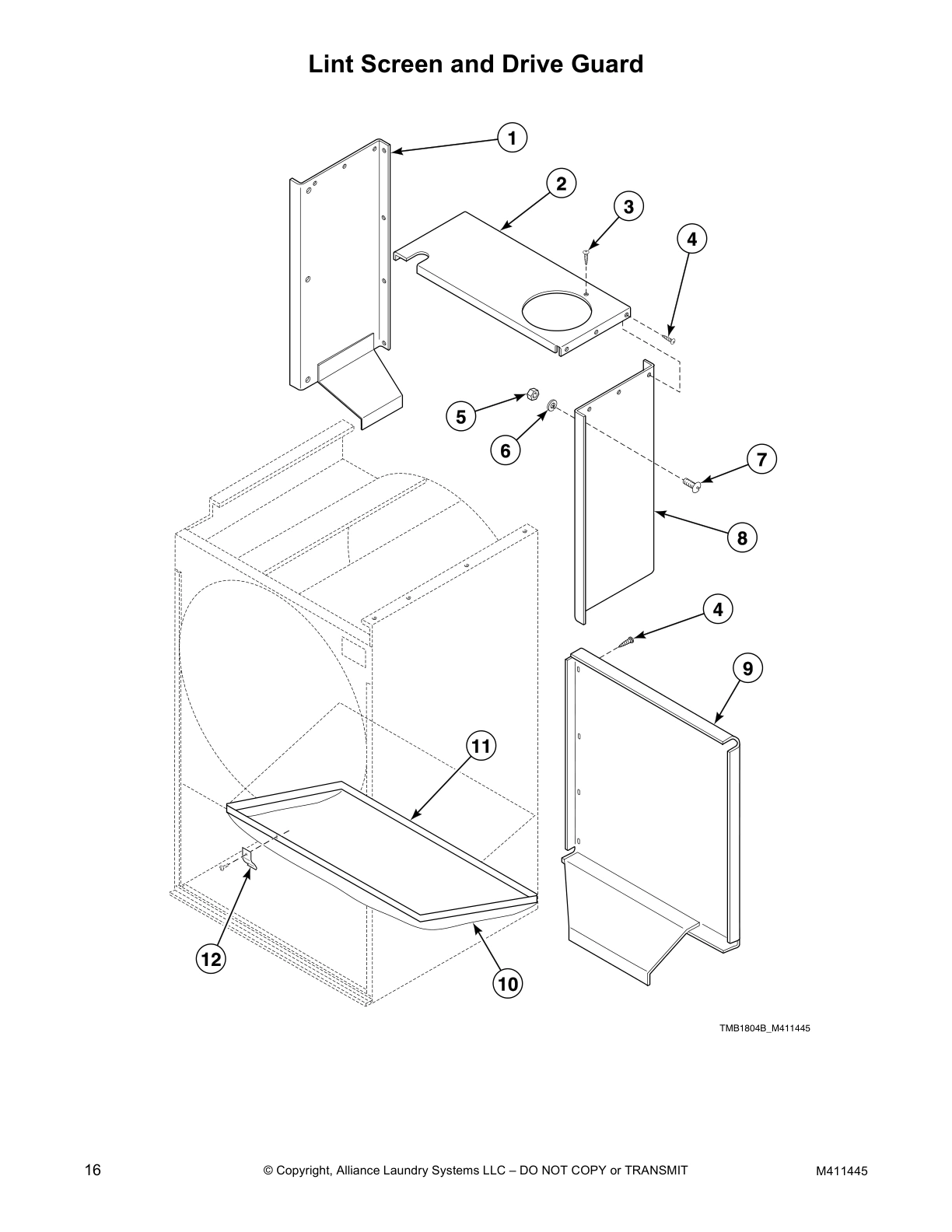 Lint Screen and Drive Guard
