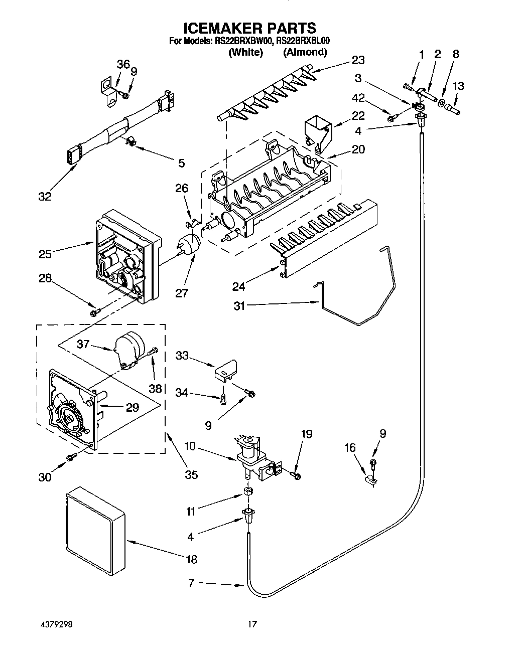12 - ICEMAKER, LIT/OPTIONAL