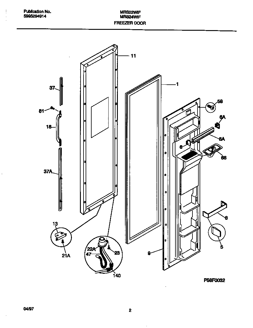 02 - FREEZER DOOR