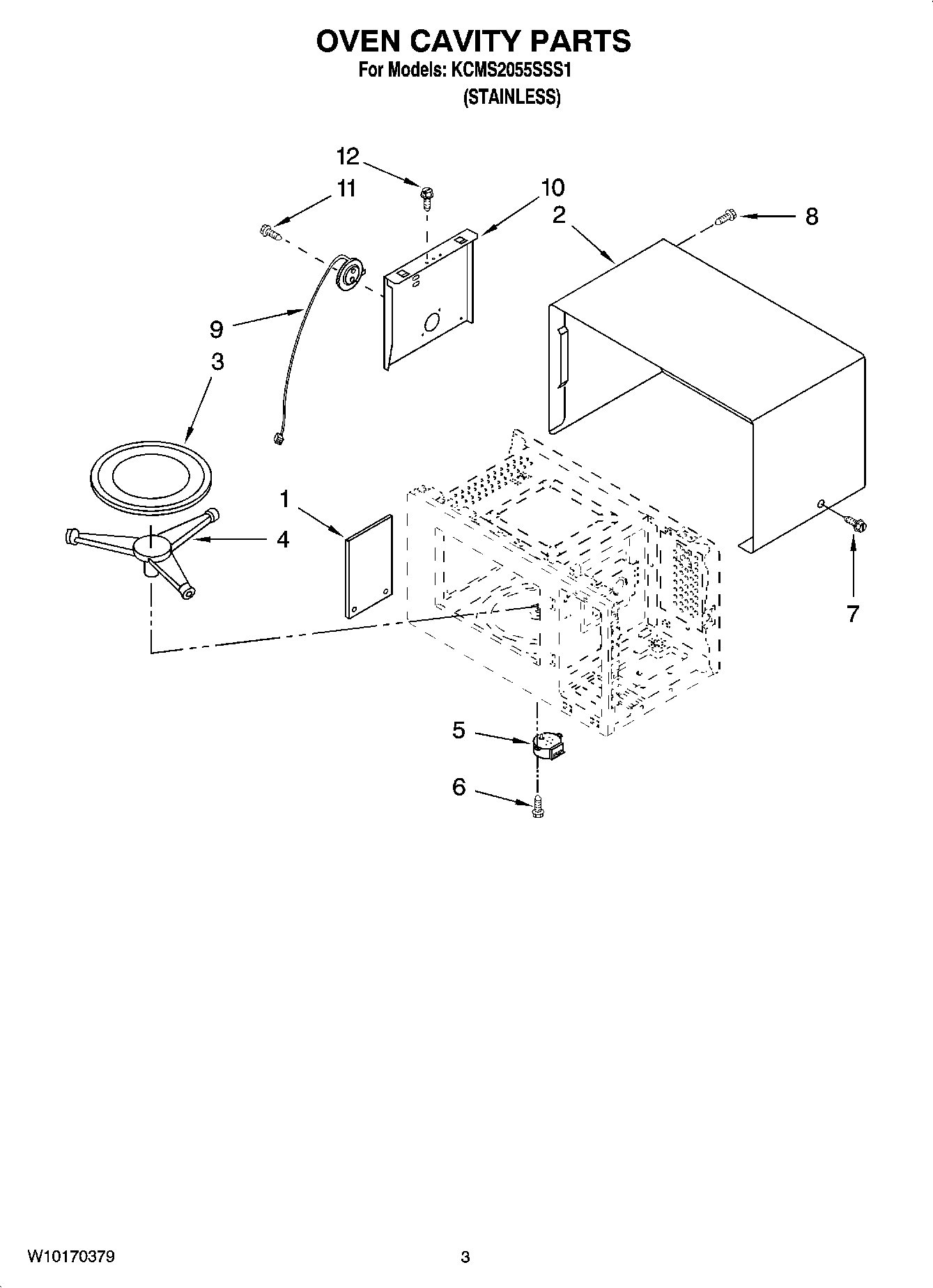 03 - OVEN CAVITY PARTS