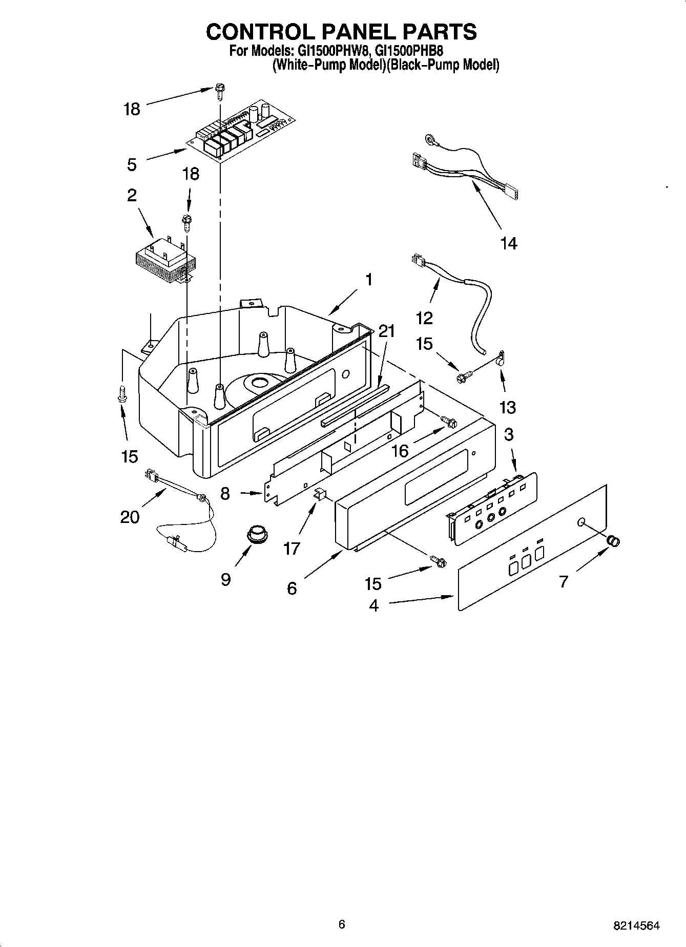 04 - CONTROL PANEL PARTS
