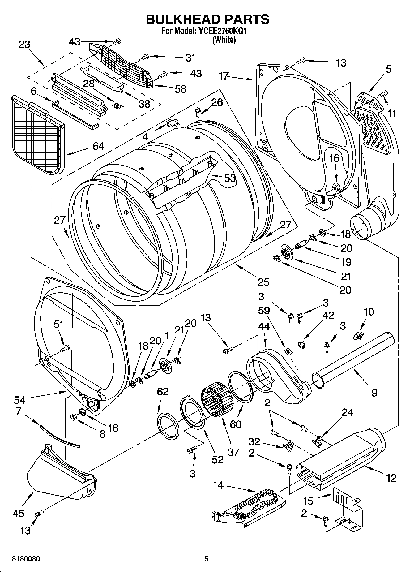 03 - BULKHEAD PARTS, OPTIONAL PARTS (NOT INCLUDED)