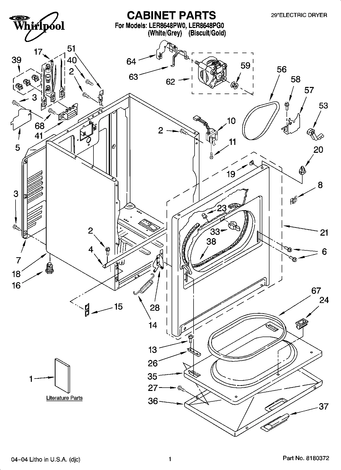 01 - CABINET PARTS