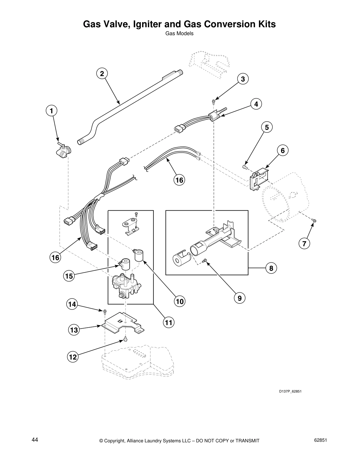 Gas Valve, Igniter and Gas Conversion Kits