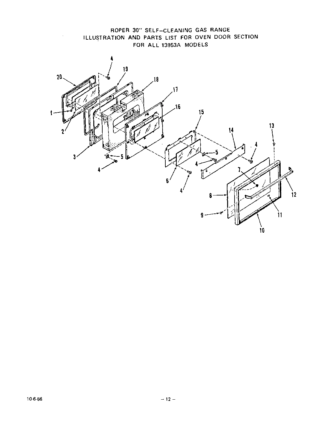 09 - OVEN DOOR