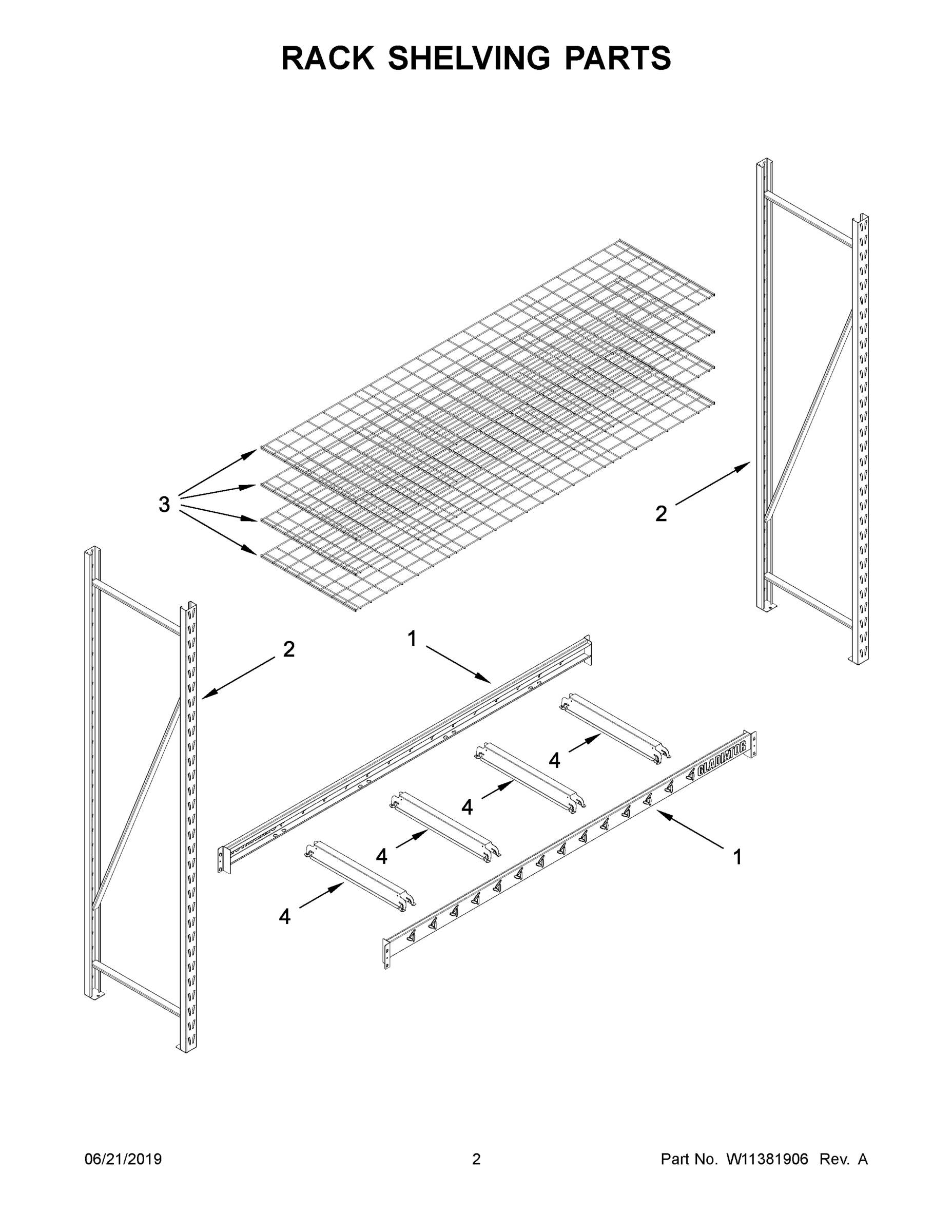 02 - RACK SHELVING PARTS