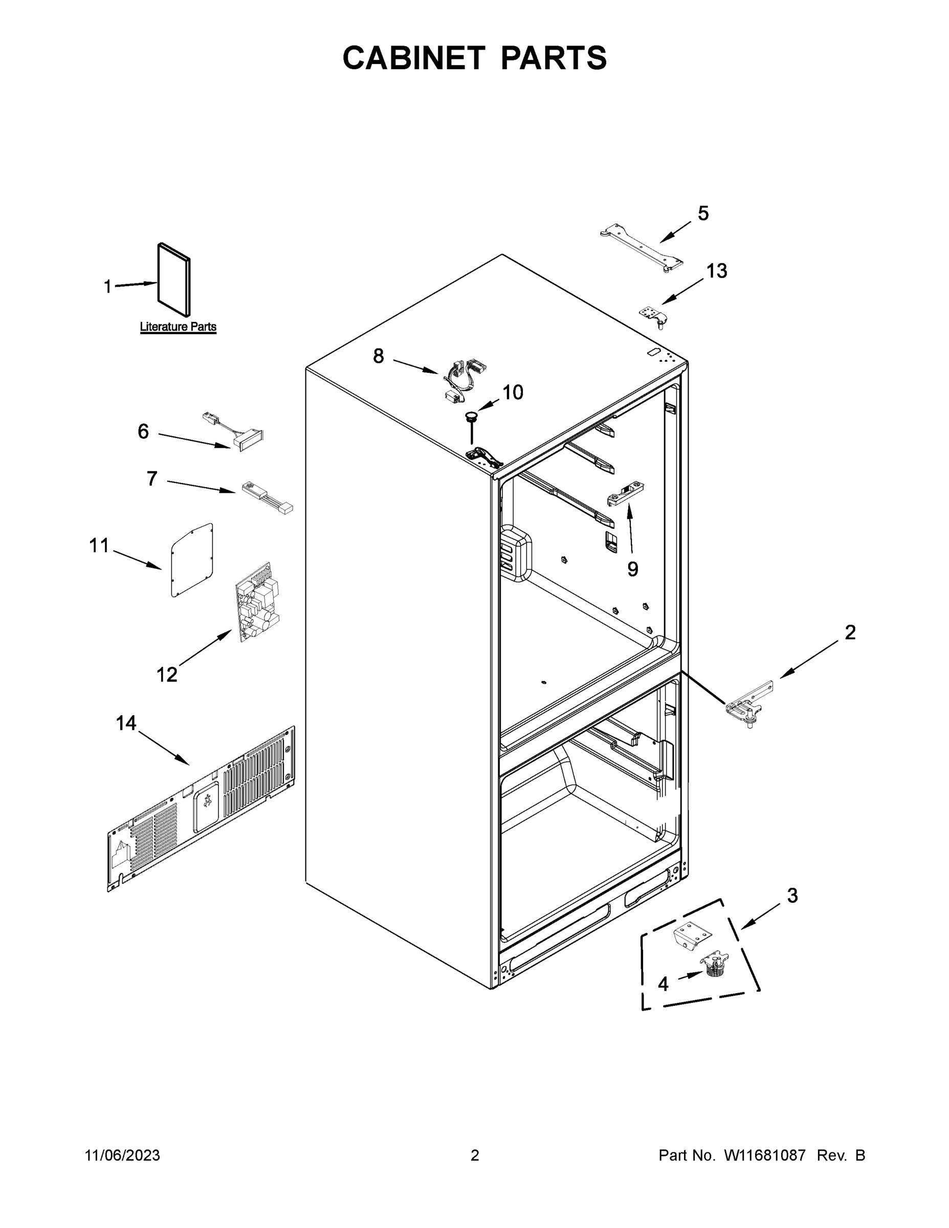 02 - CABINET PARTS