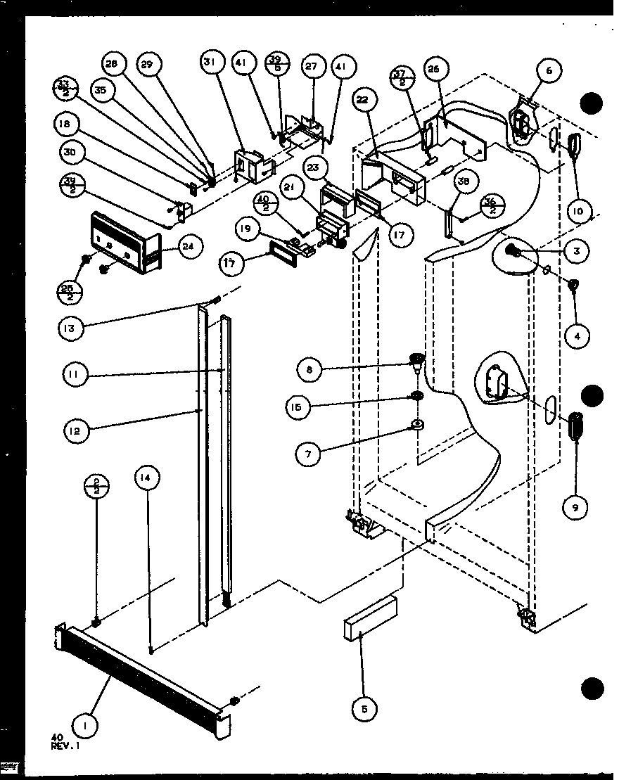 09 - REF CONTROLS AND CABINET PARTS