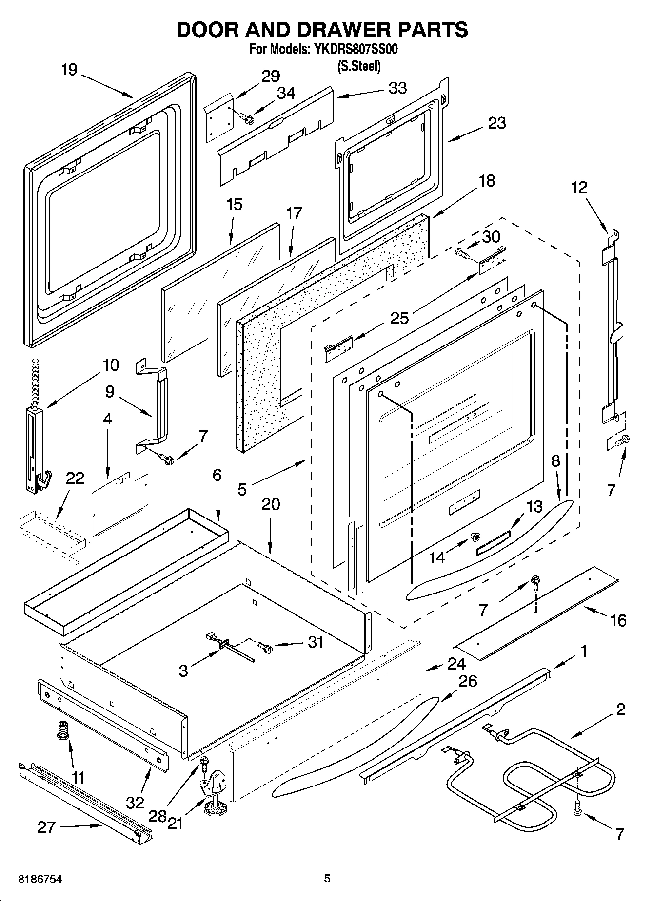 03 - DOOR AND DRAWER PARTS