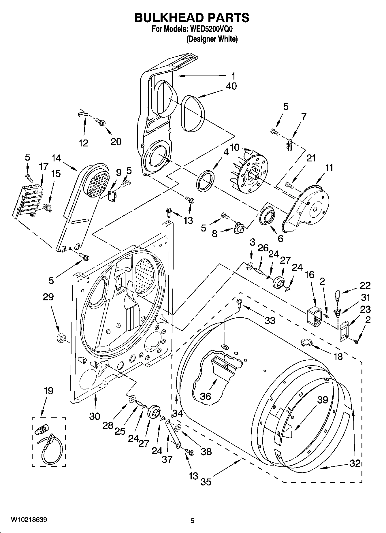 03 - BULKHEAD PARTS, OPTIONAL PARTS (NOT INCLUDED)