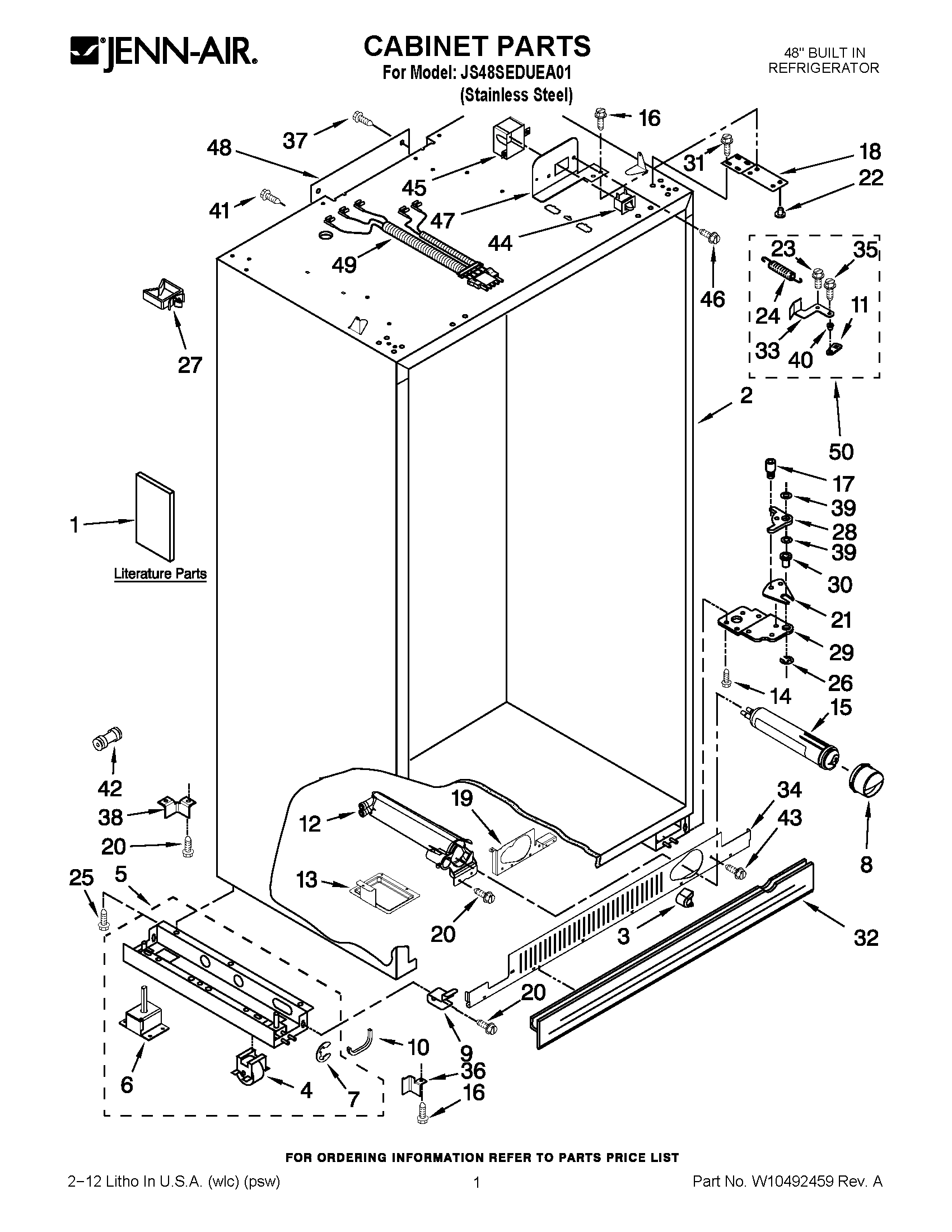 01 - CABINET PARTS