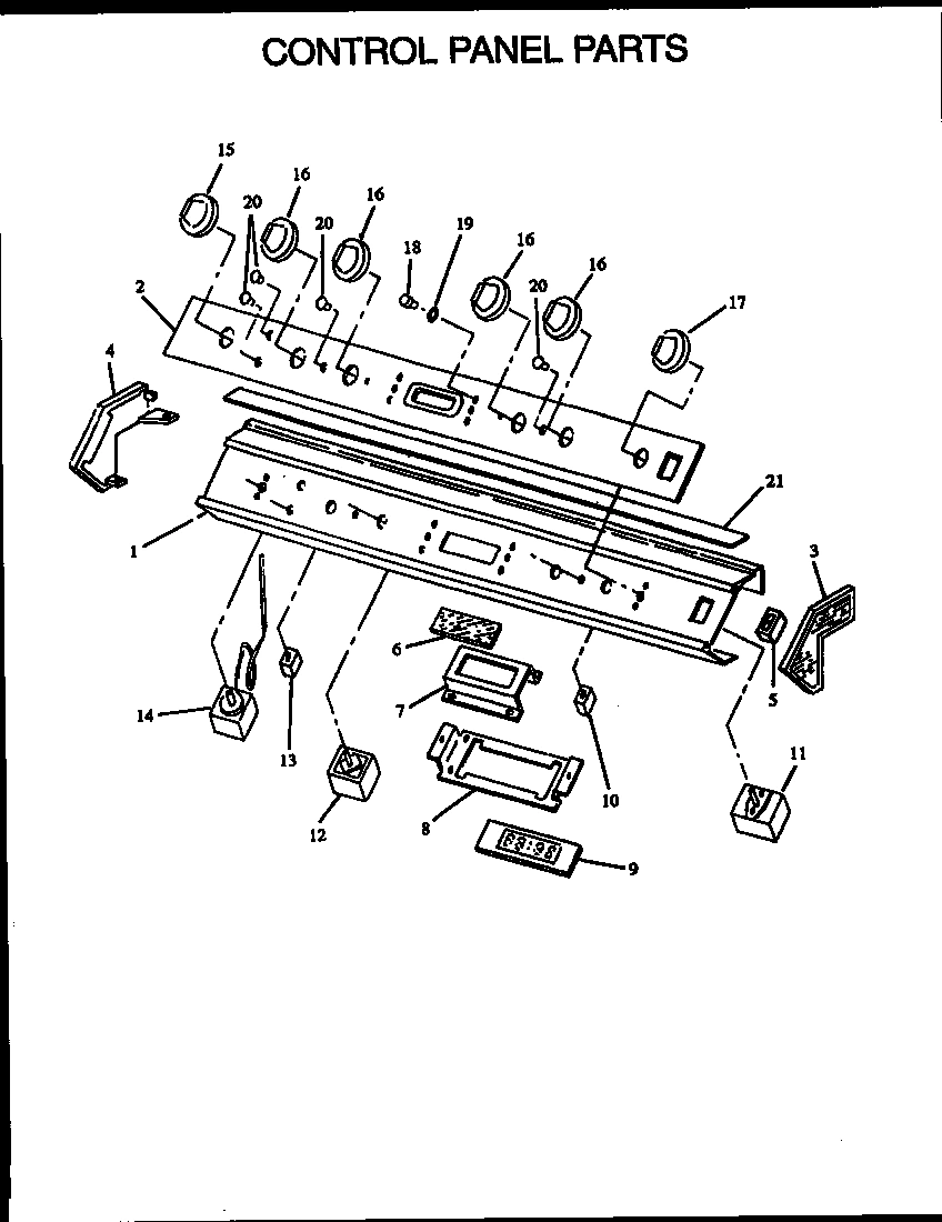 02 - CONTROL PANEL PARTS