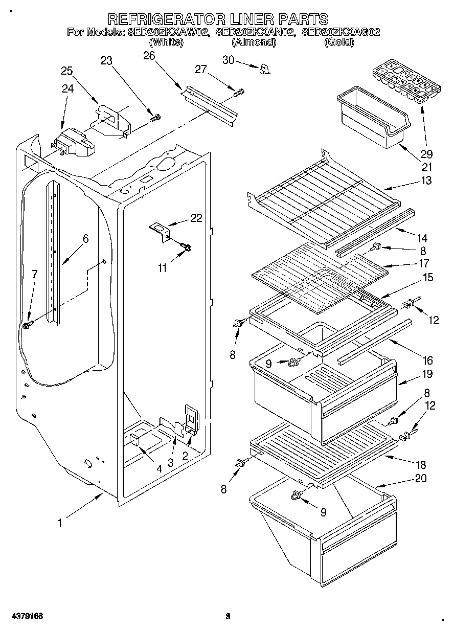 02 - REFRIGERATOR LINER