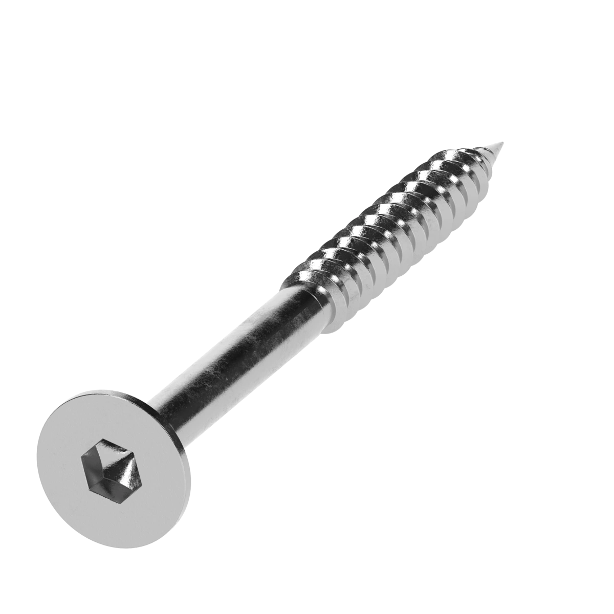 ZENITH® 14G x 75mm 304 Stainless Steel, Self Drilling, Internal Hex Drive, Bugle Batten Screws – External Use – 25 Pack