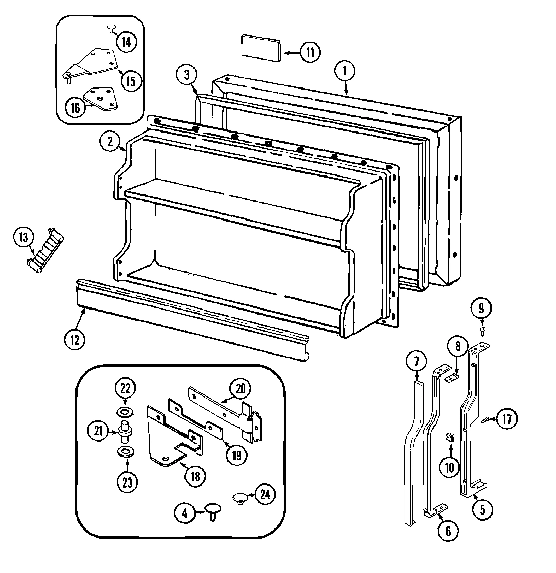 02 - FREEZER DOOR