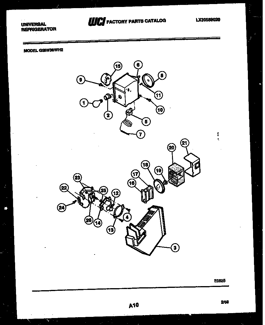 06 - REFRIGERATOR CONTROL ASSEMBLY, DAMP