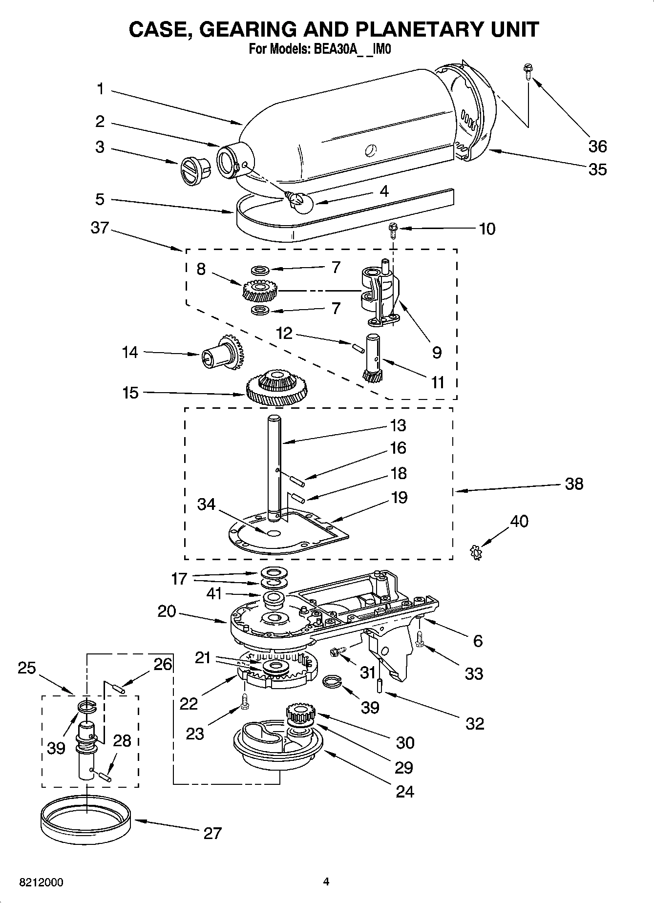 03 - CASE, GEARING AND PLANETARY UNIT