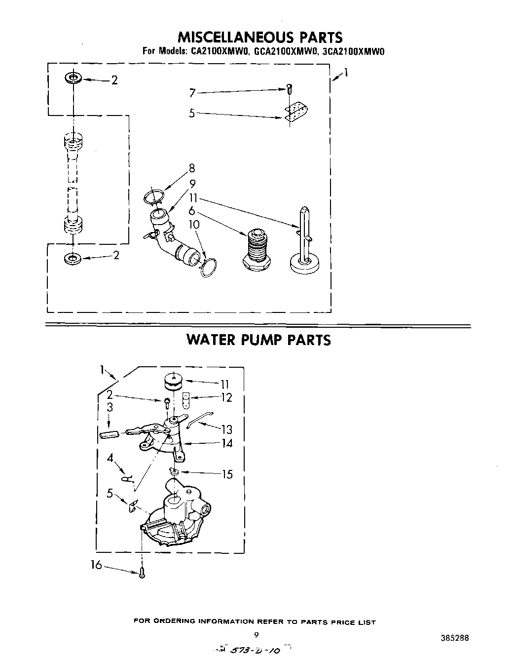 07 - MISCELLANEOUS , WATER PUMP