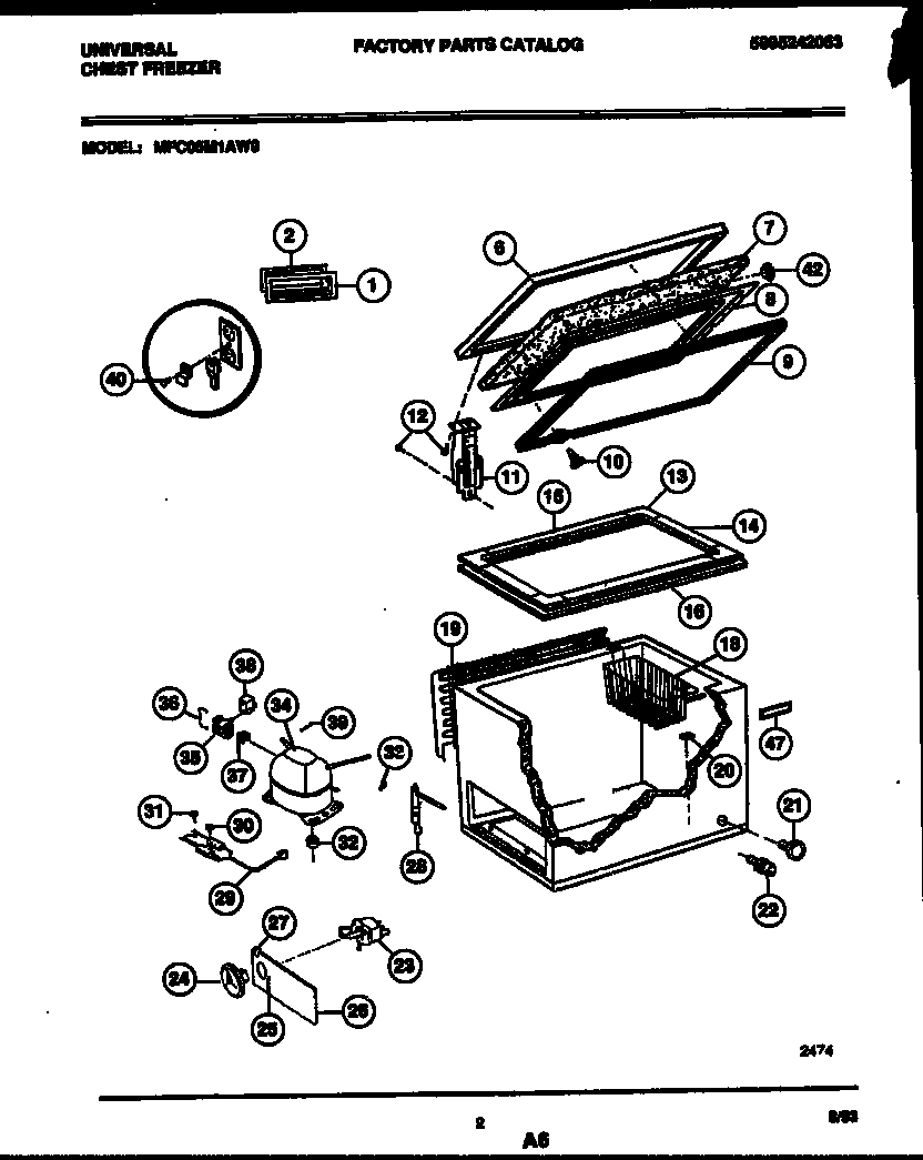 02 - CHEST FREEZER PARTS