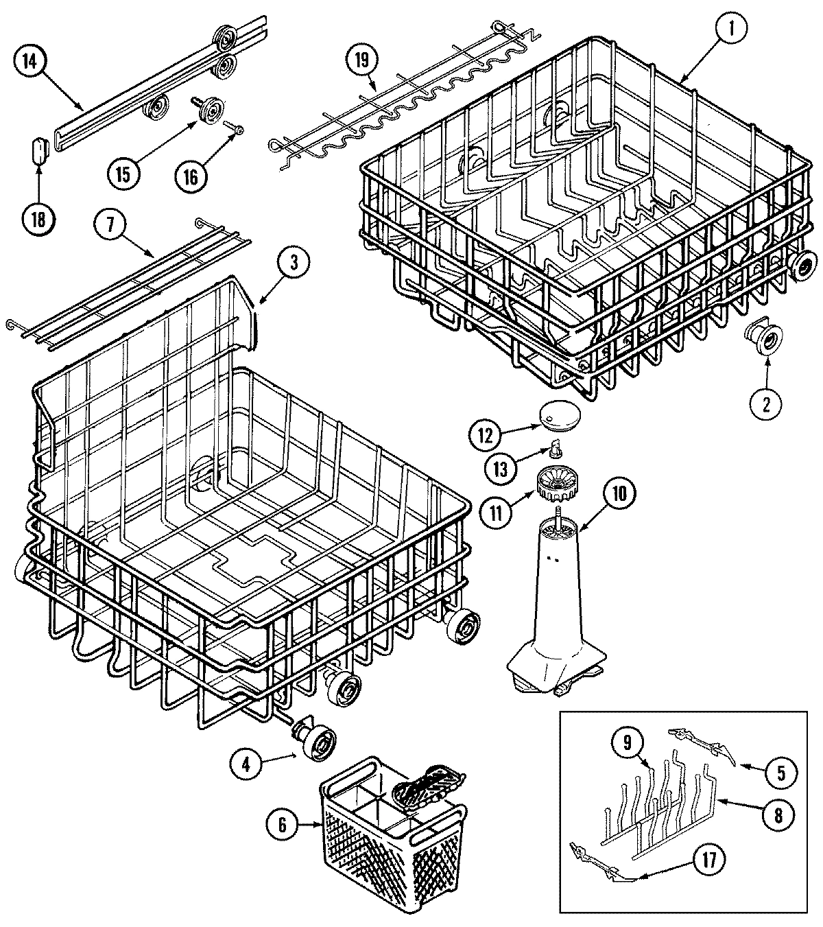 04 - TRACK & RACK ASSEMBLY
