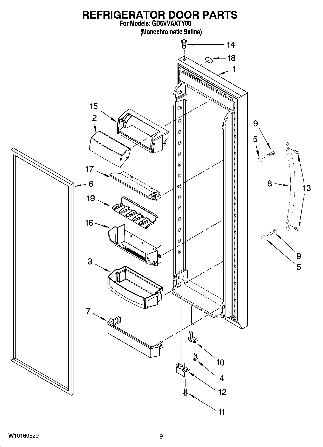 06 - REFRIGERATOR DOOR PARTS