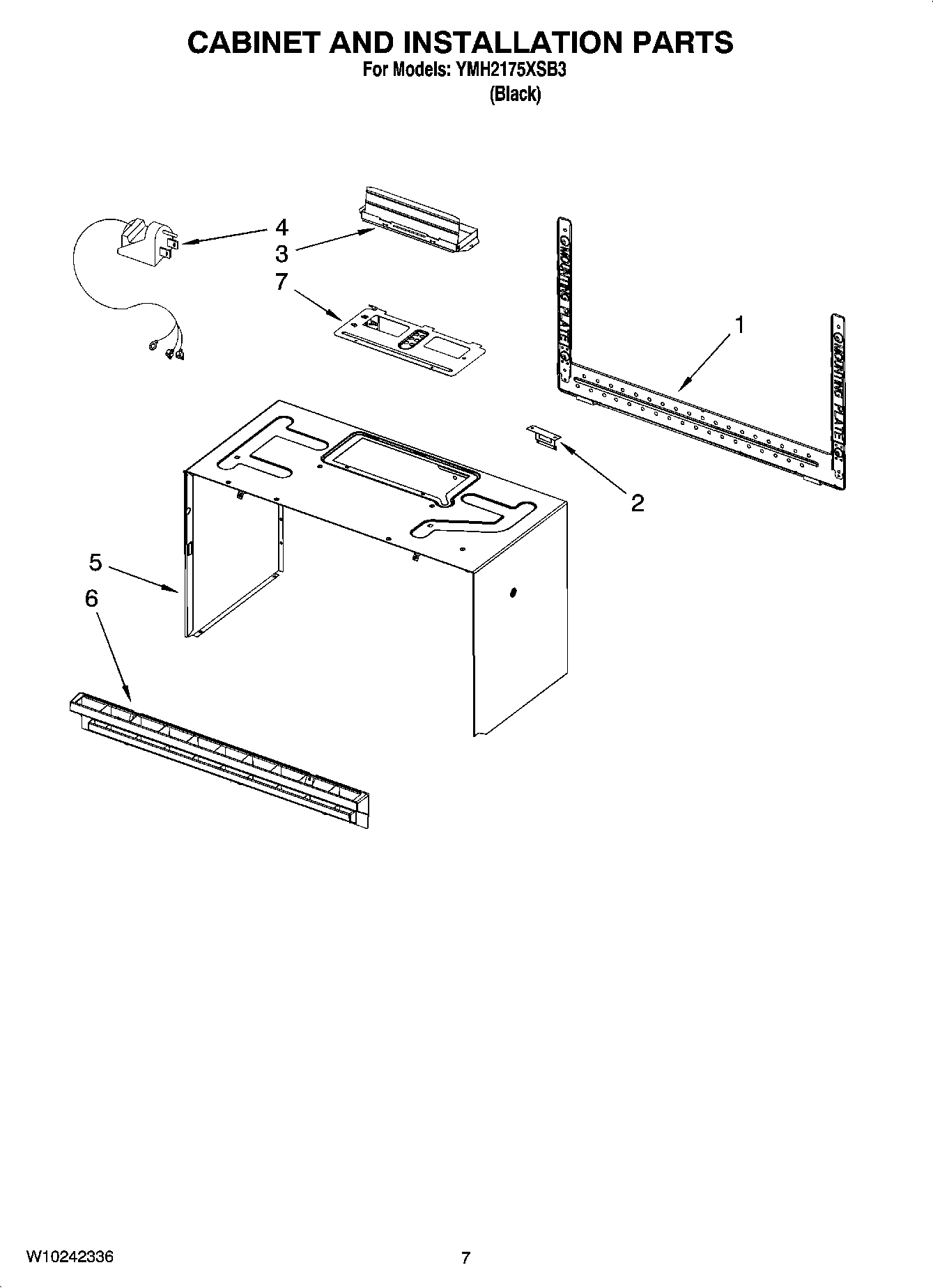 06 - CABINET AND INSTALLATION PARTS