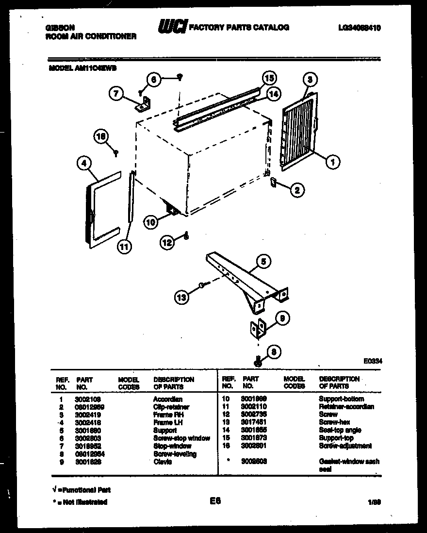 06 - CABINET AND INSTALLATION PARTS