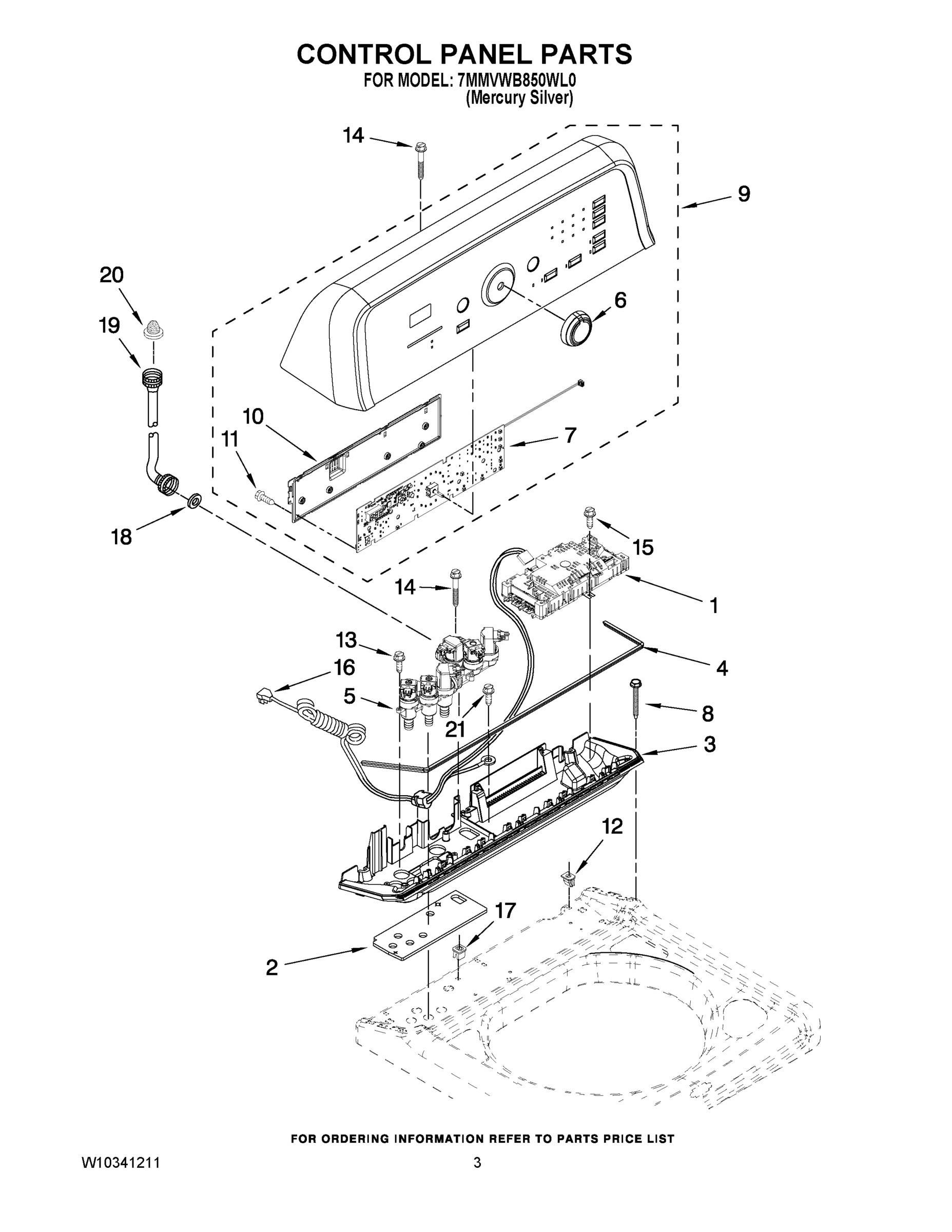 02 - CONTROL PANEL PARTS