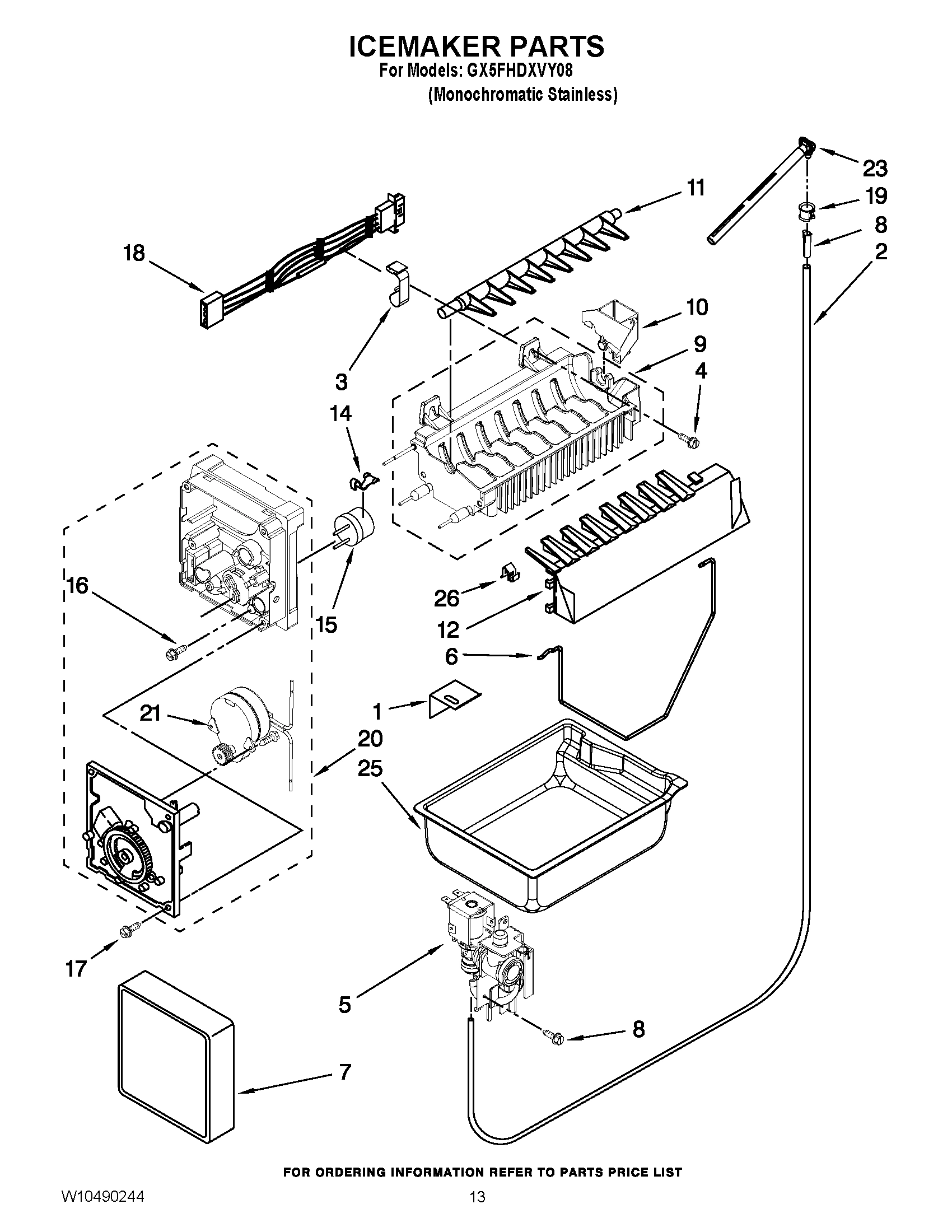 08 - ICEMAKER PARTS