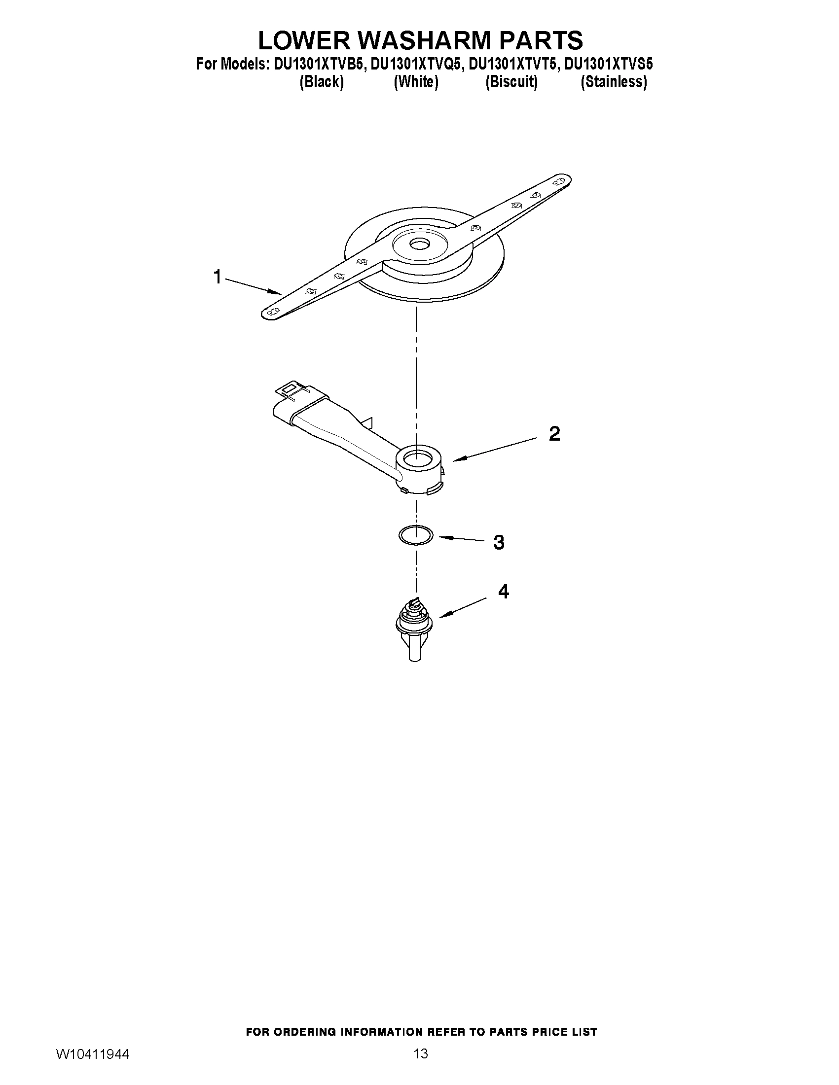 11 - LOWER WASHARM PARTS