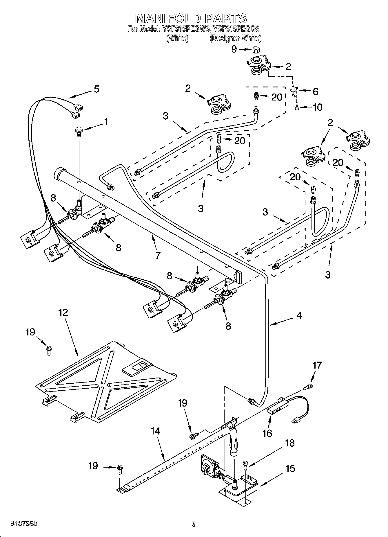 03 - MANIFOLD PARTS