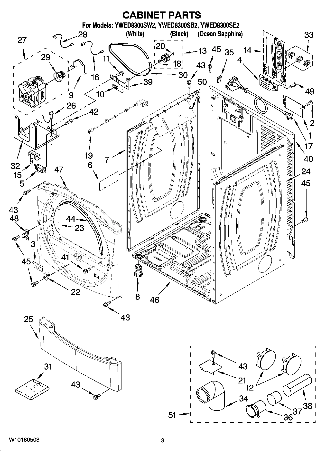 02 - CABINET PARTS