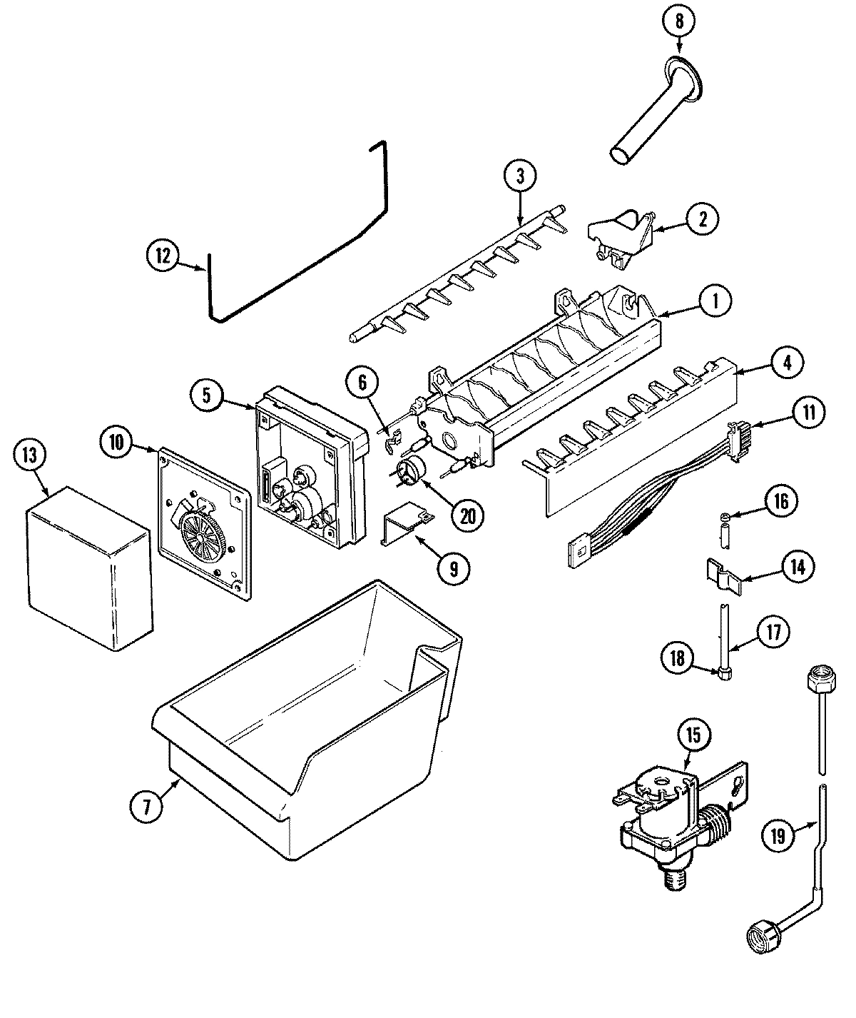 08 - OPTIONAL ICE MAKER KIT-UKI1000AGX