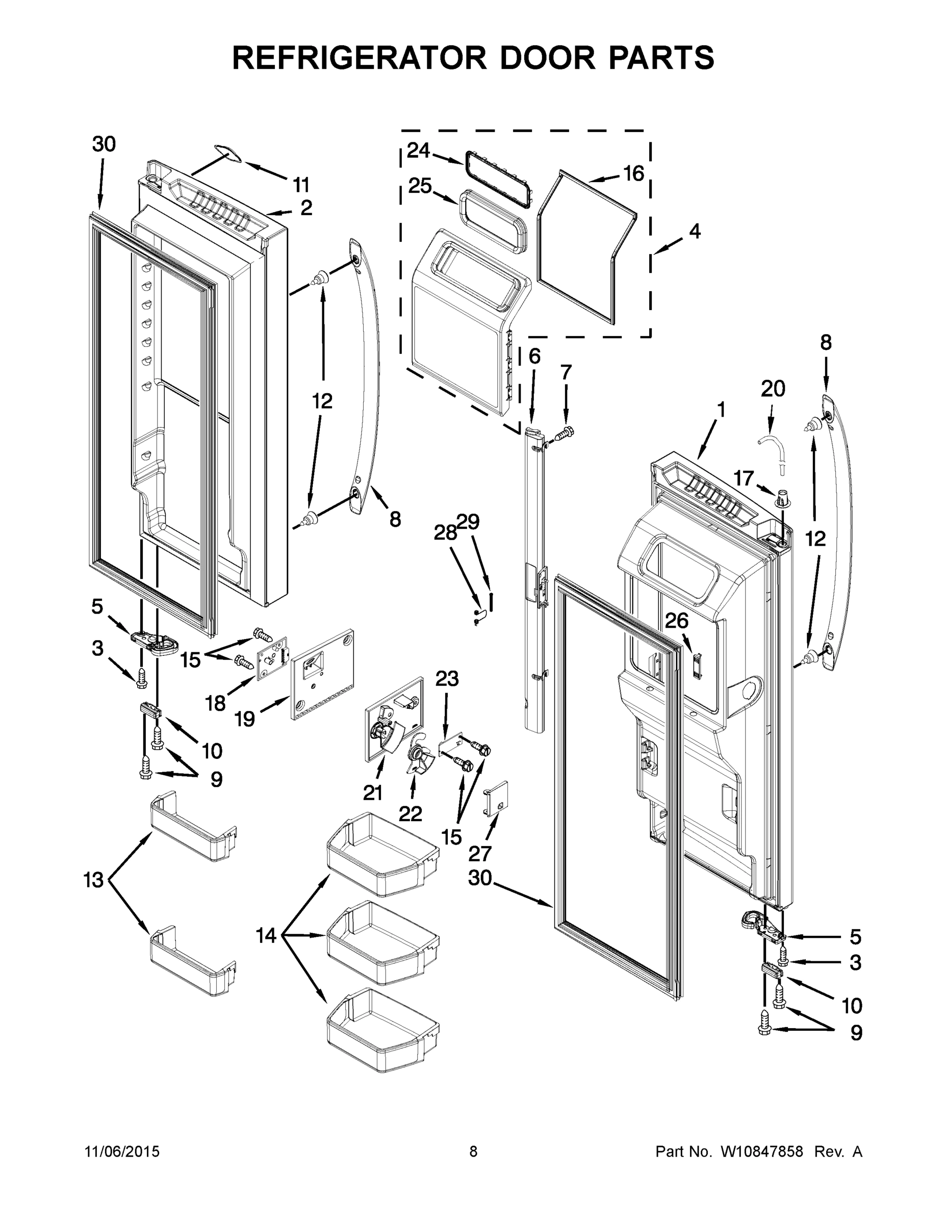 05 - REFRIGERATOR DOOR PARTS