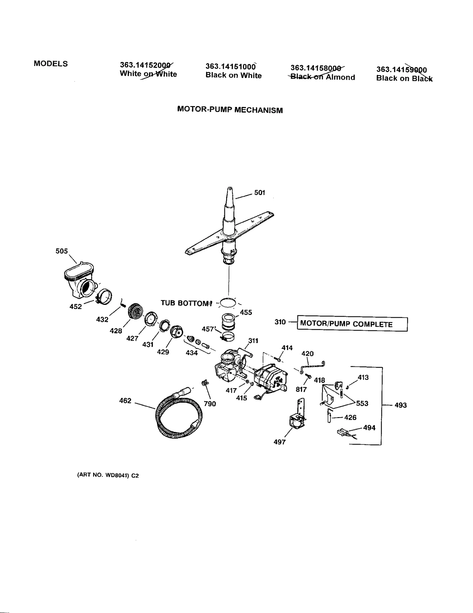 MOTOR-PUMP MECHANISM