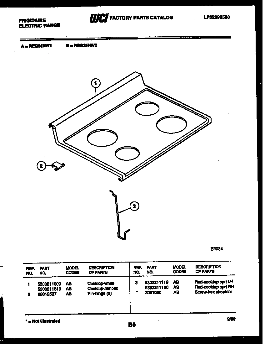 03 - COOKTOP PARTS