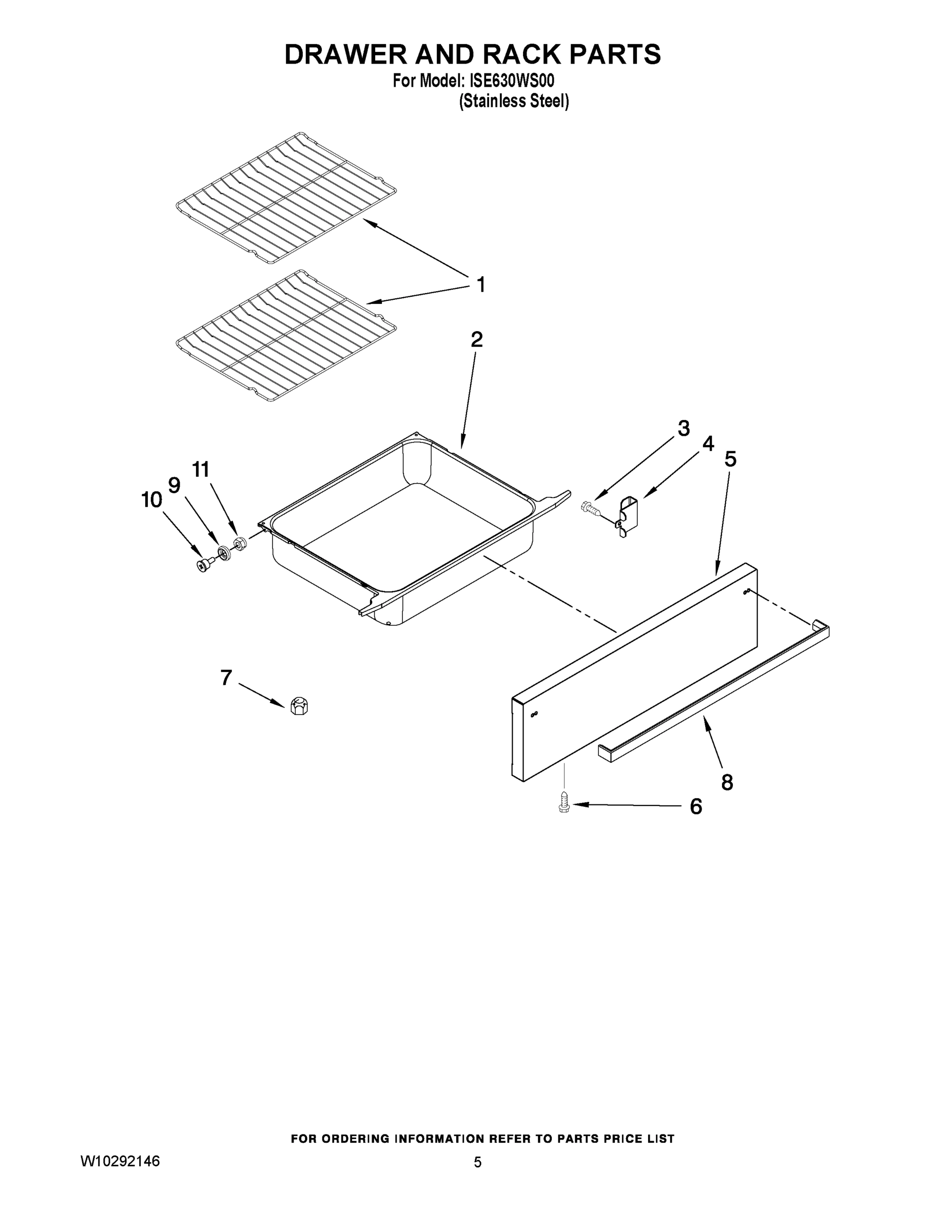 04 - DRAWER AND RACK PARTS