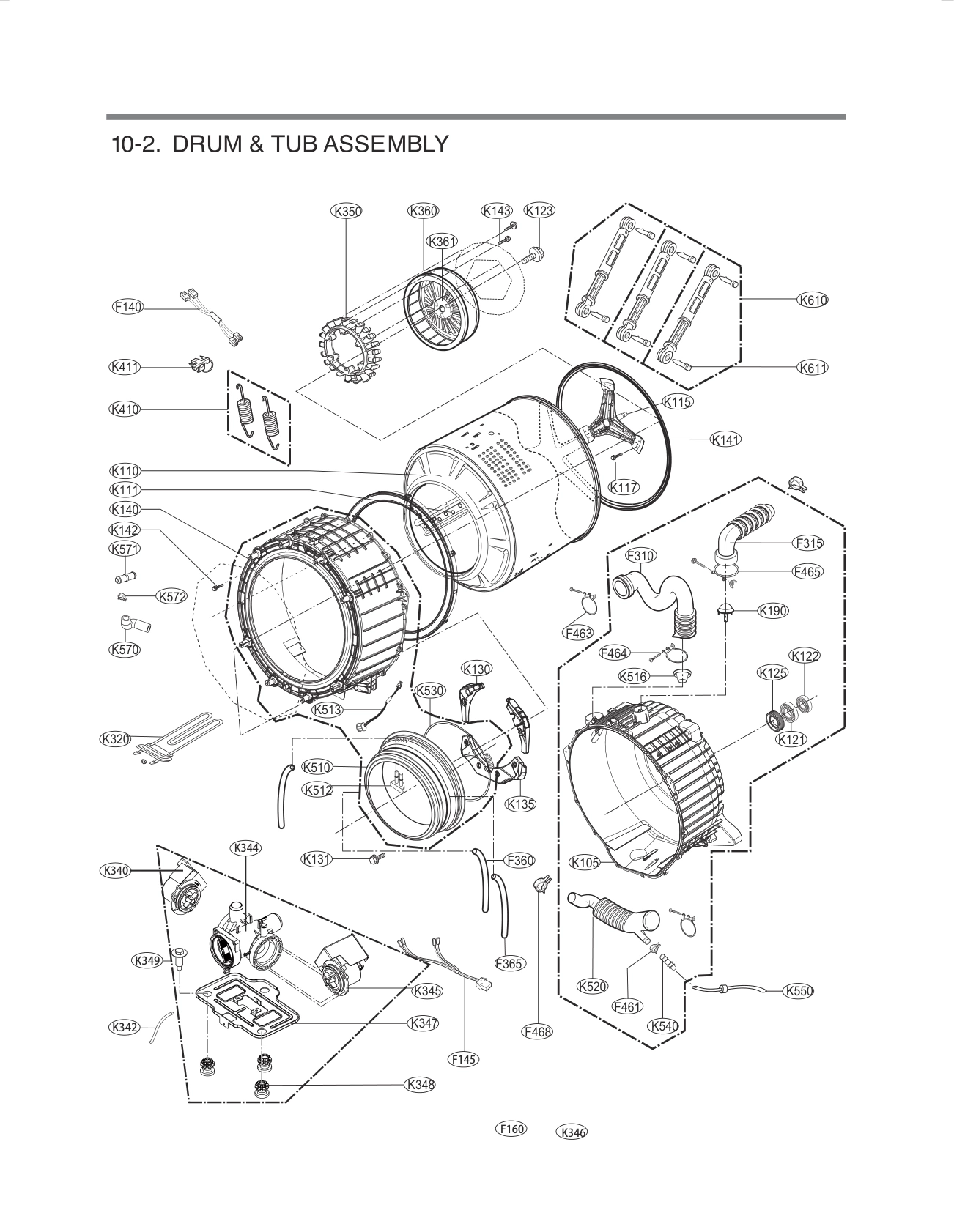 DRUM & TUB ASSEMBLY