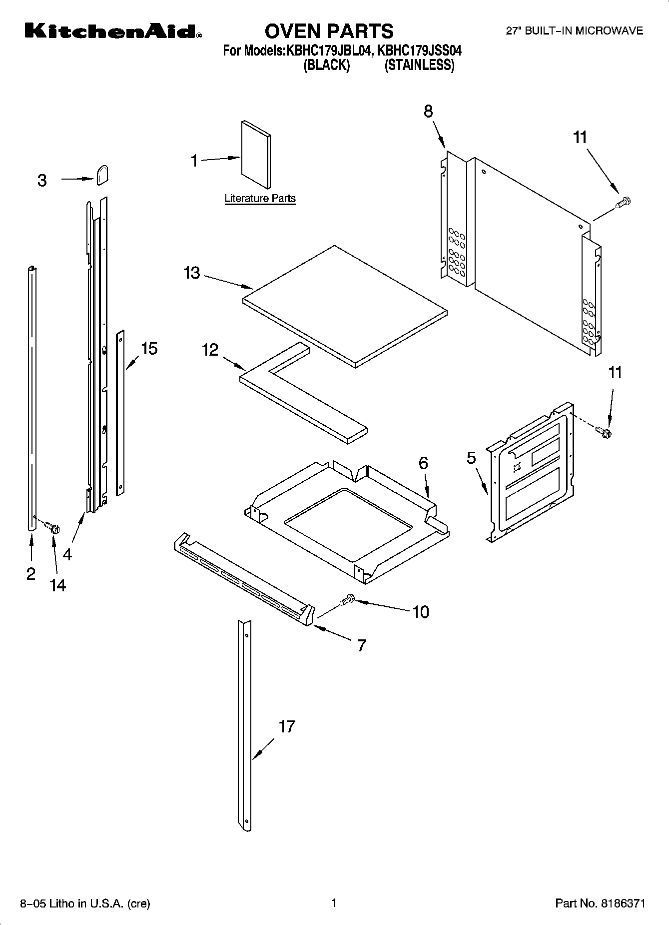 01 - OVEN PARTS