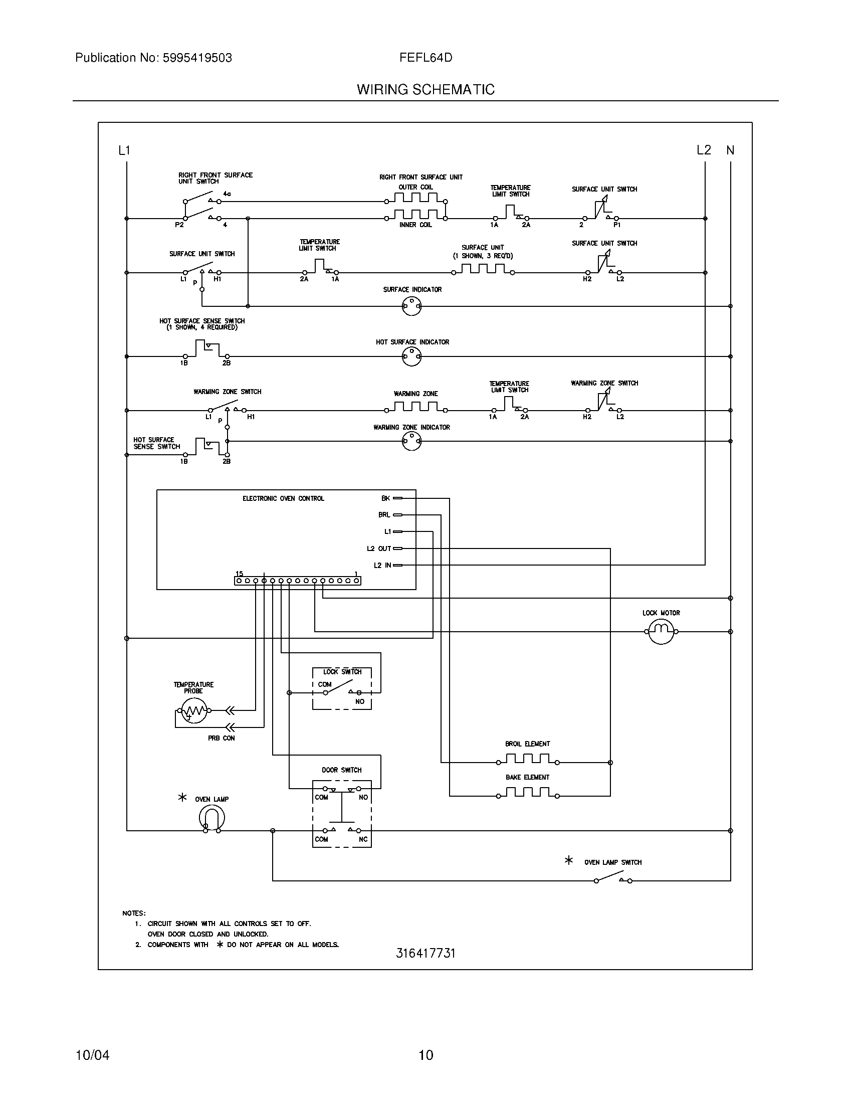 10 - WIRING SCHEMATIC
