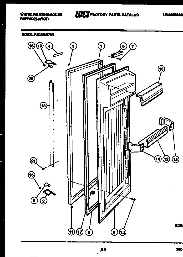 03 - REFRIGERATOR DOOR PARTS