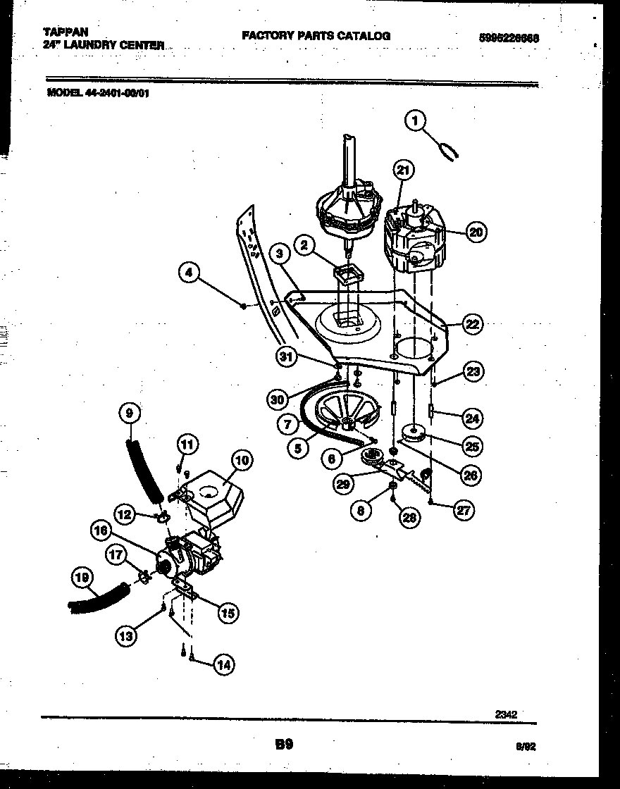 06 - WASHER DRIVE SYSTEM AND PUMP